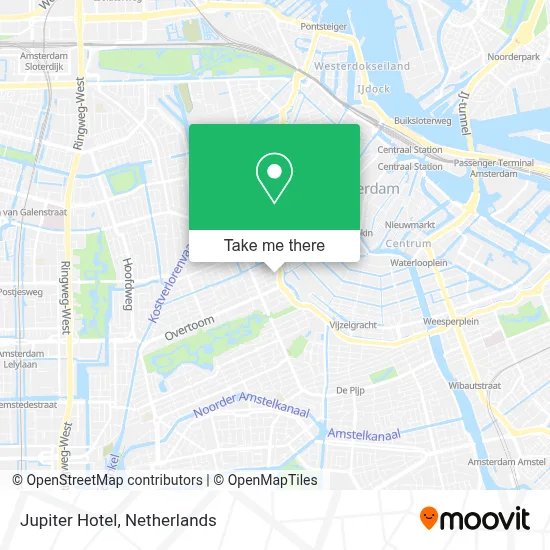 Jupiter Hotel map