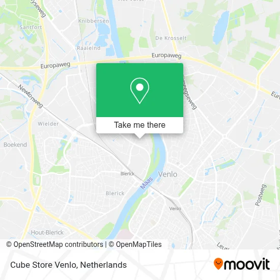 Cube Store Venlo Karte