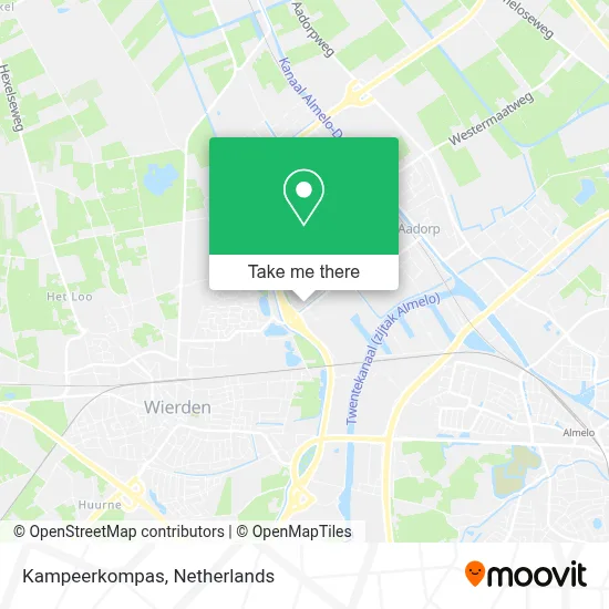 Kampeerkompas map