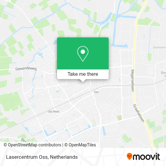 Lasercentrum Oss map