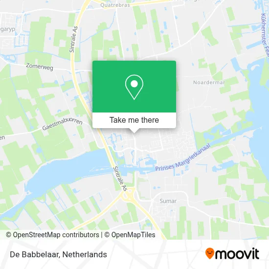 De Babbelaar Karte