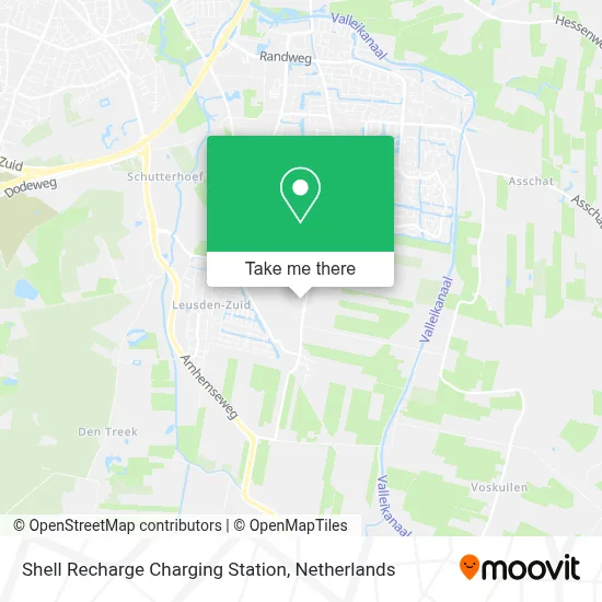Shell Recharge Charging Station Karte