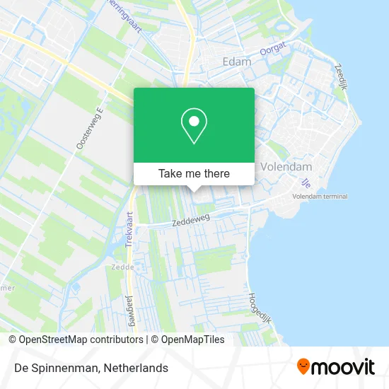 De Spinnenman map