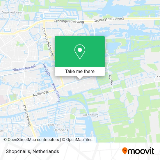 Shop4nails map