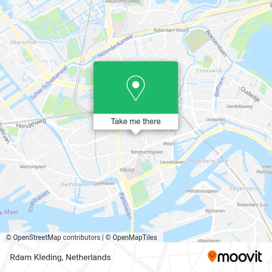 Rdam Kleding map