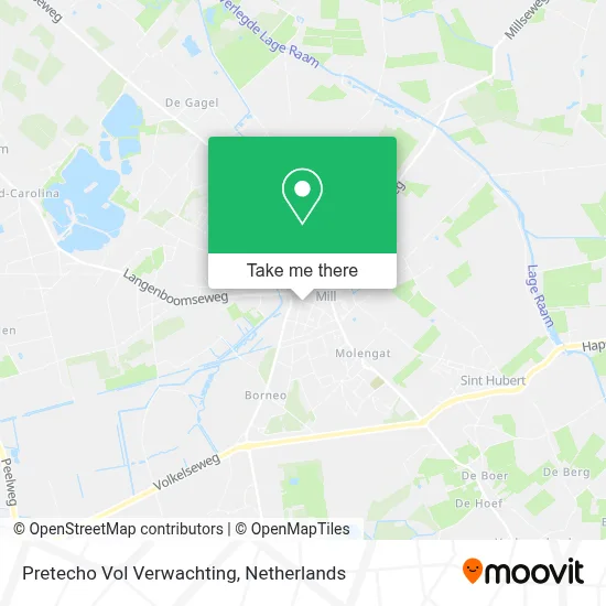 Pretecho Vol Verwachting map