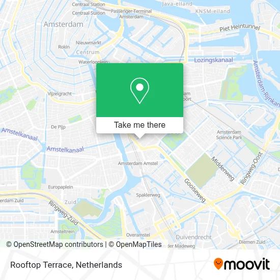 Rooftop Terrace map