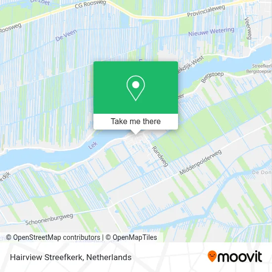 Hairview Streefkerk map