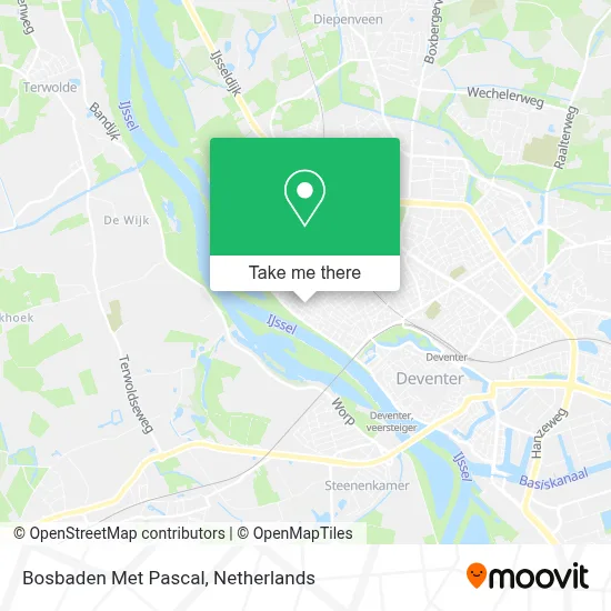 Bosbaden Met Pascal map
