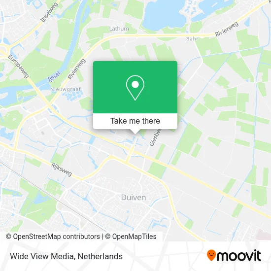 Wide View Media map