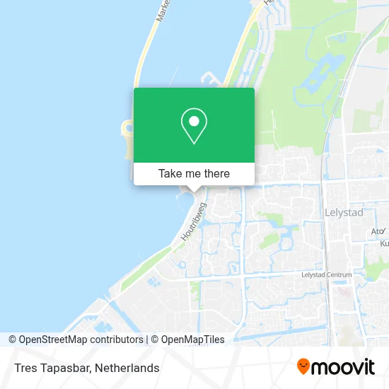 Tres Tapasbar map