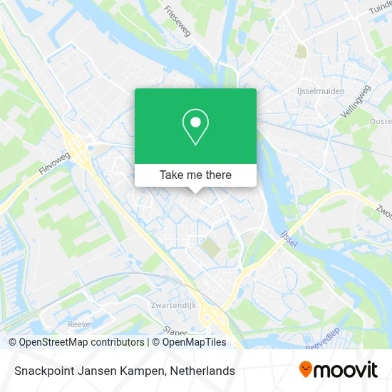Snackpoint Jansen Kampen map