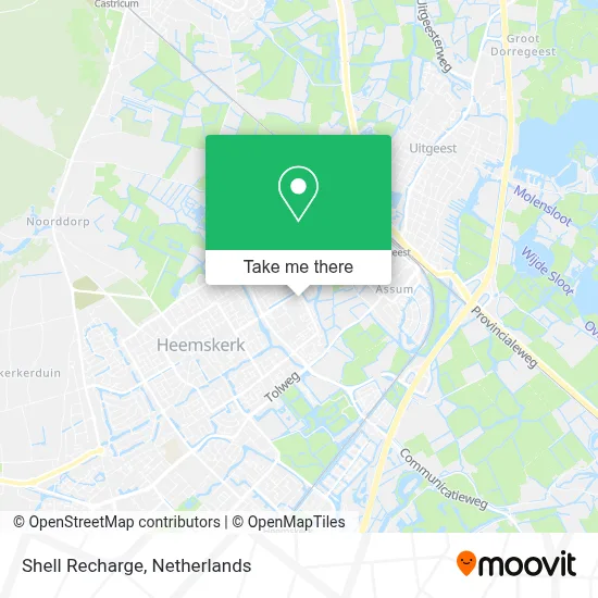 Shell Recharge map