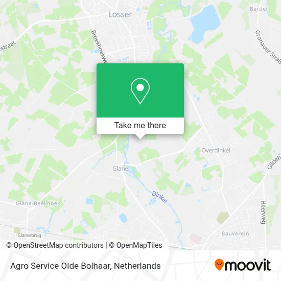 Agro Service Olde Bolhaar map