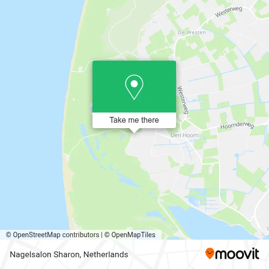Nagelsalon Sharon map