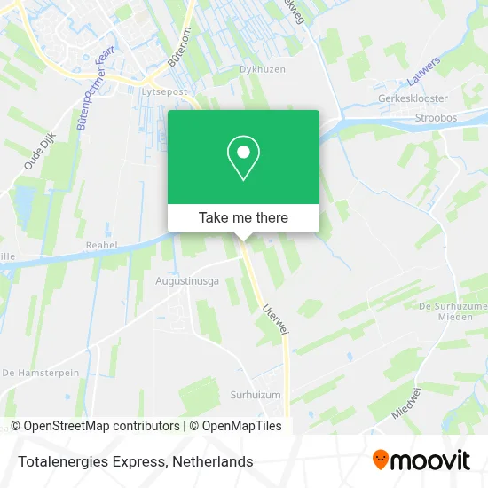 Totalenergies Express map