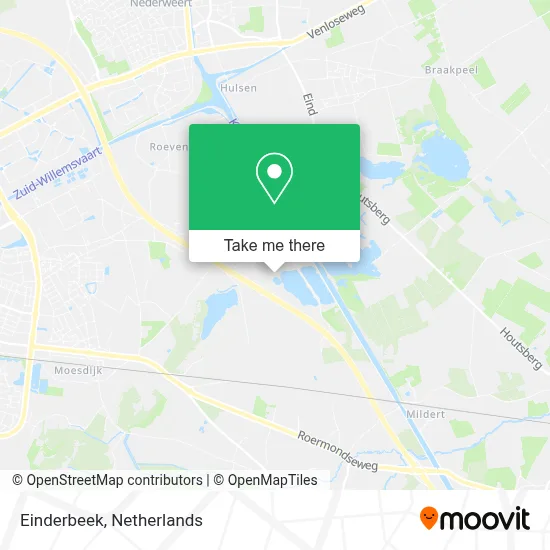 Einderbeek Karte