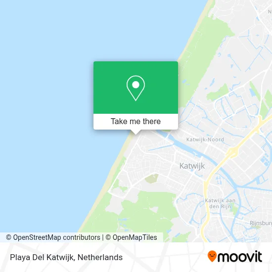 Playa Del Katwijk map