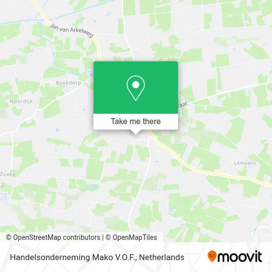 Handelsonderneming Mako V.O.F. map