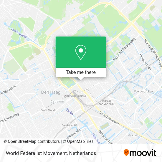 World Federalist Movement map