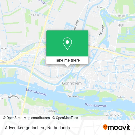 Adventkerkgorinchem map