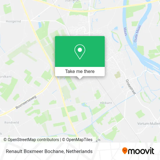 Renault Boxmeer Bochane map