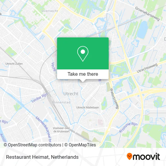 Restaurant Heimat map
