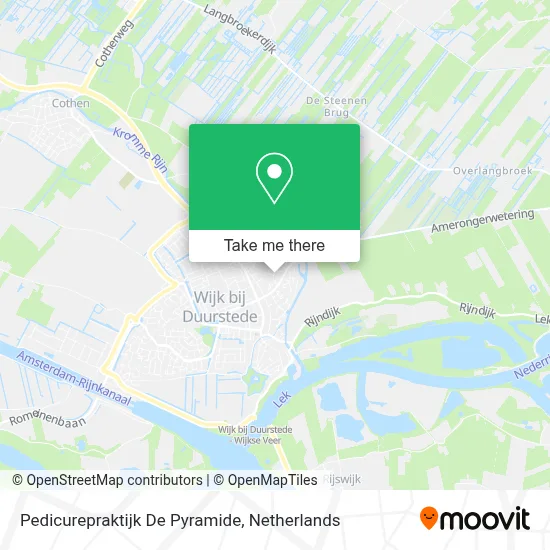 Pedicurepraktijk De Pyramide map