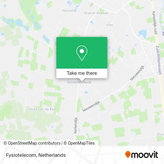 Fysiotelecom map