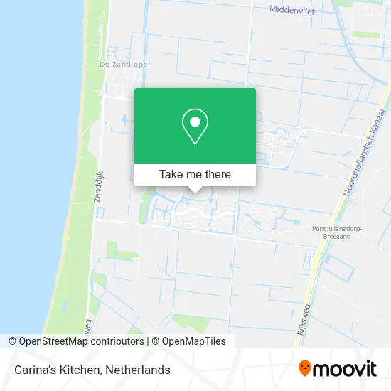 Carina's Kitchen map