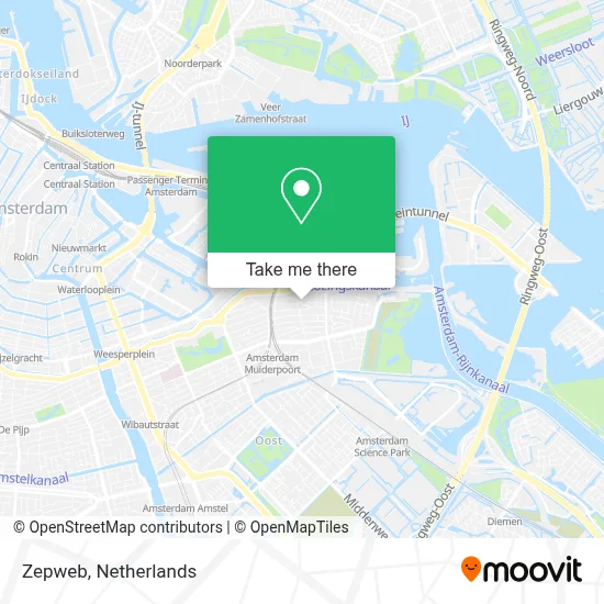 Zepweb map