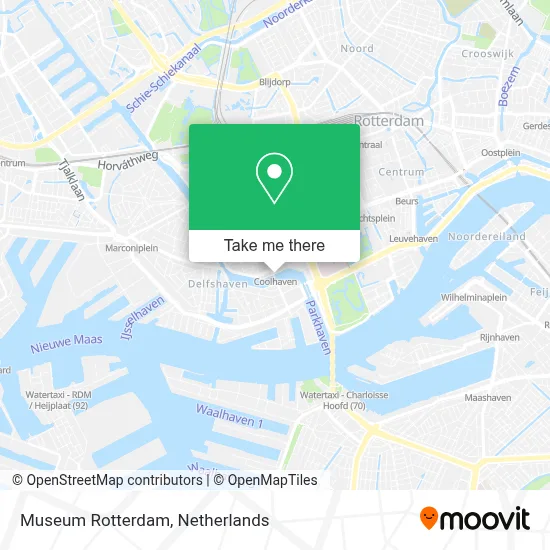Museum Rotterdam map