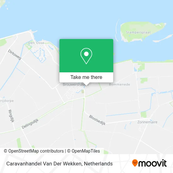 Caravanhandel Van Der Wekken map