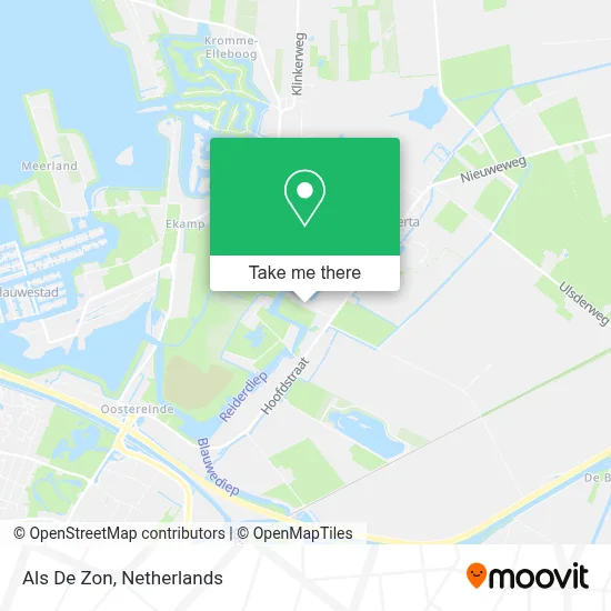 Als De Zon map
