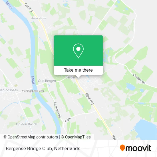 Bergense Bridge Club Karte