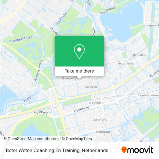 Beter Weten Coaching En Training map