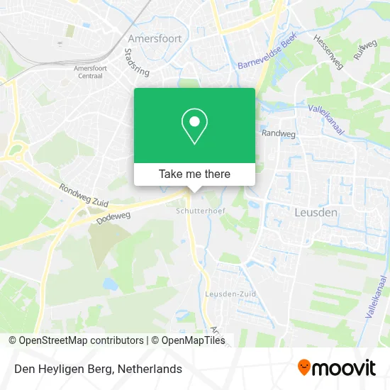 Den Heyligen Berg Karte