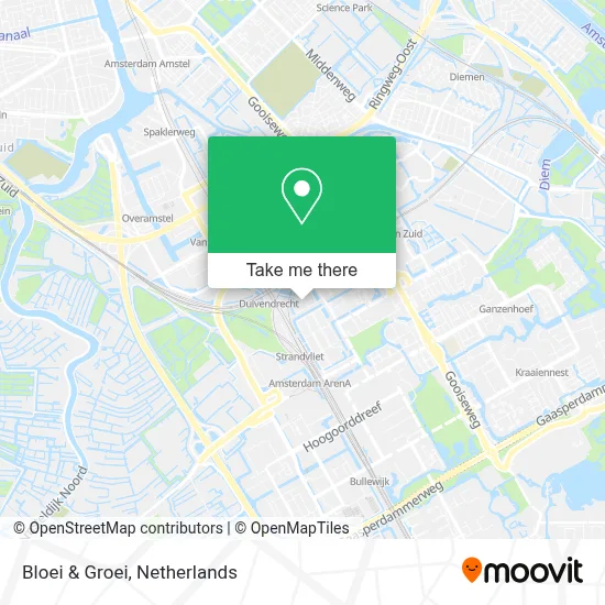 Bloei & Groei map