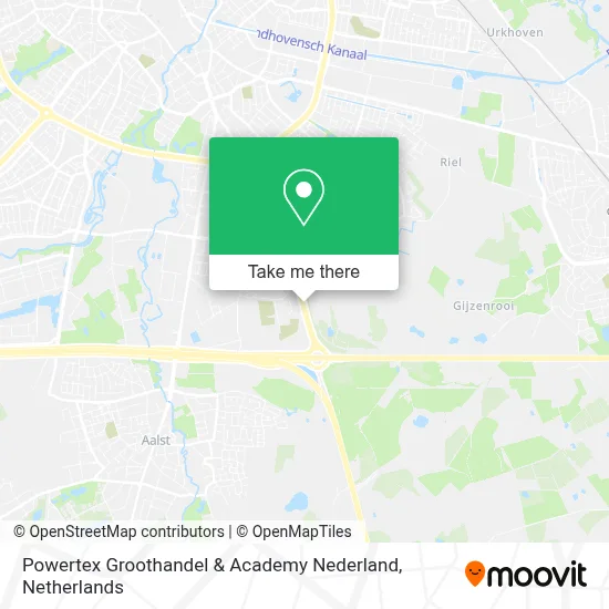 Powertex Groothandel & Academy Nederland map