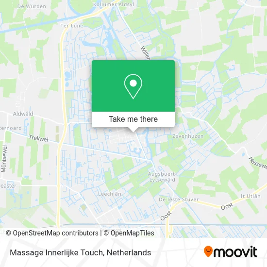 Massage Innerlijke Touch map