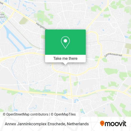 Annex Janninkcomplex Enschede map
