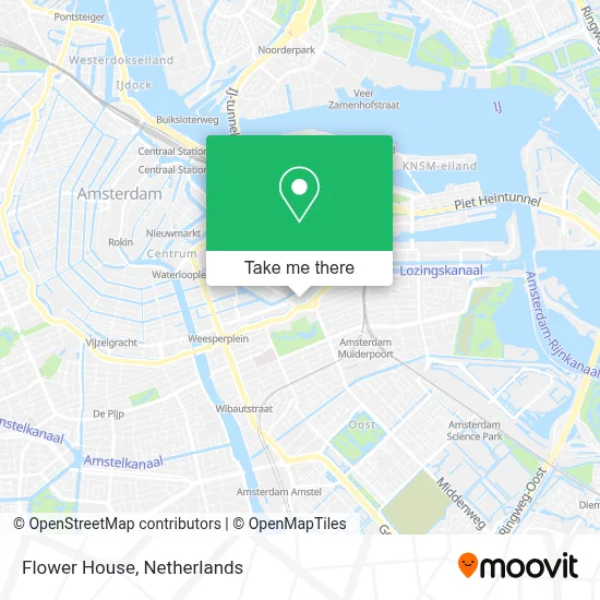 Flower House map