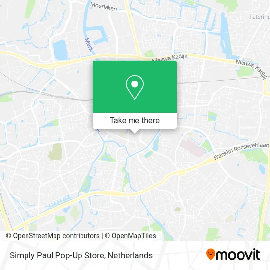Simply Paul Pop-Up Store map