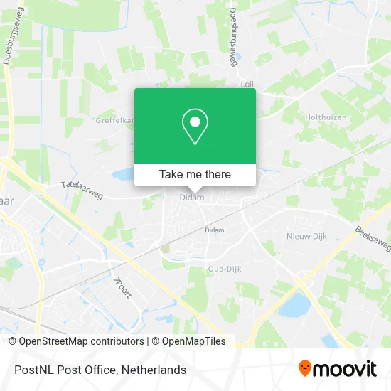 Postnl Postkantoor map