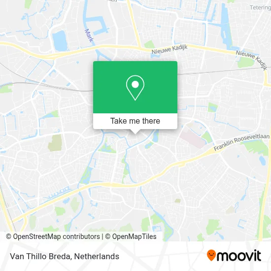 Van Thillo Breda map