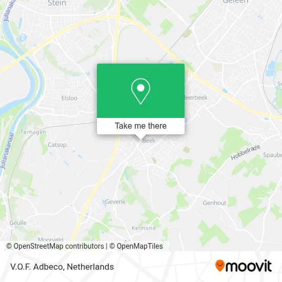 V.O.F. Adbeco map