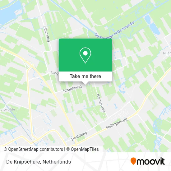 De Knipschure Karte