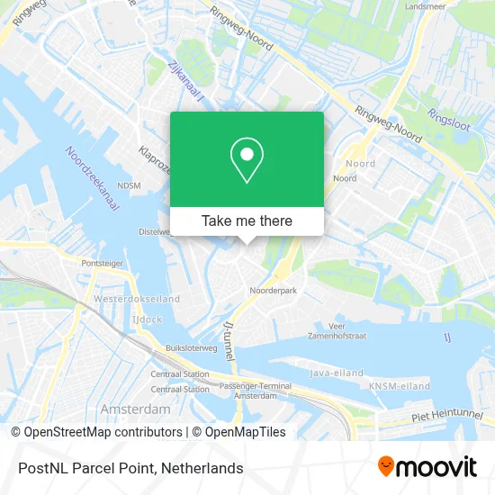 Postnl Pakketpunt map