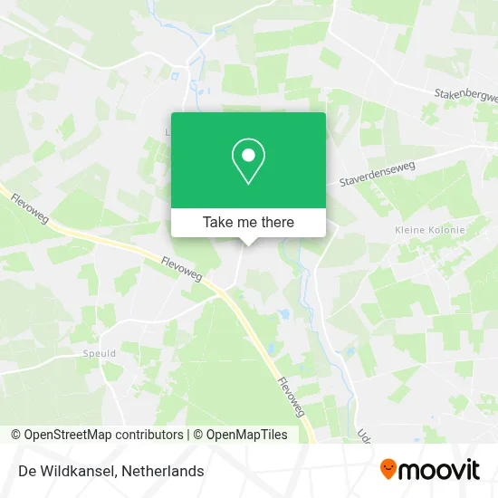 De Wildkansel map