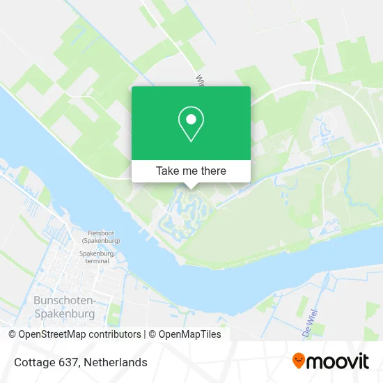 Cottage 637 map